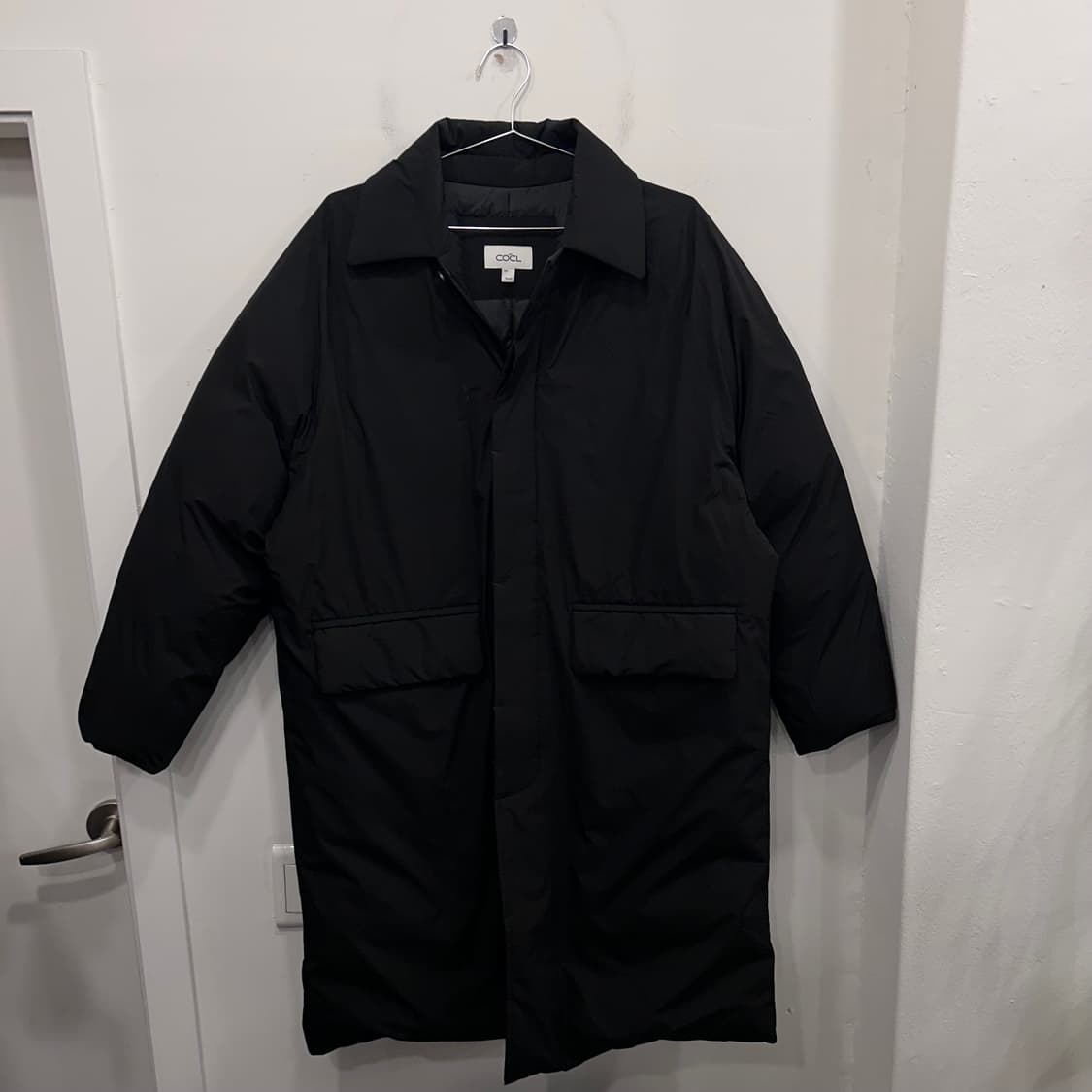 COCL 구스다운 오버핏 카라 버튼 패딩코트 상품이미지2