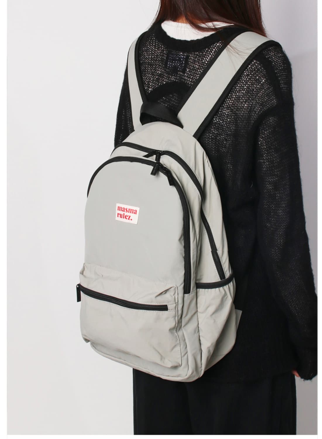 마스마룰즈 책가방 백팩 노트북 가방 학생가방 그레이 새거 상품이미지3
