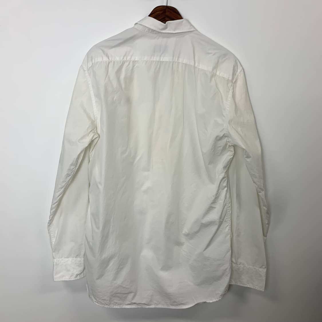 메종키츠네 자수로고 화이트 옥스포드 셔츠 상품이미지3