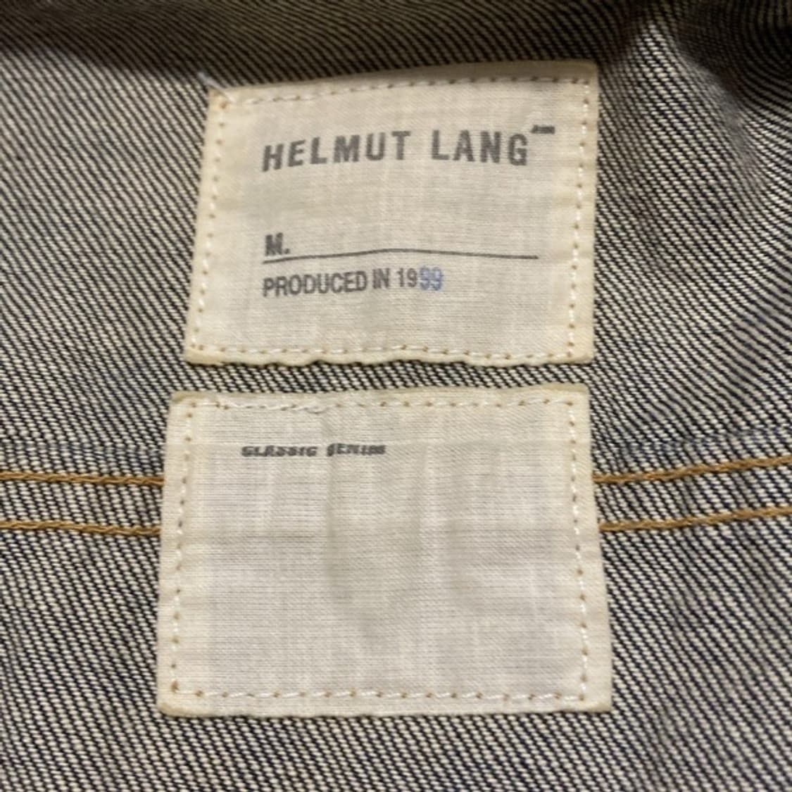 헬무트랭 1999 아카이브 본인기 레이디스 데님자켓 g쟌 상품이미지7