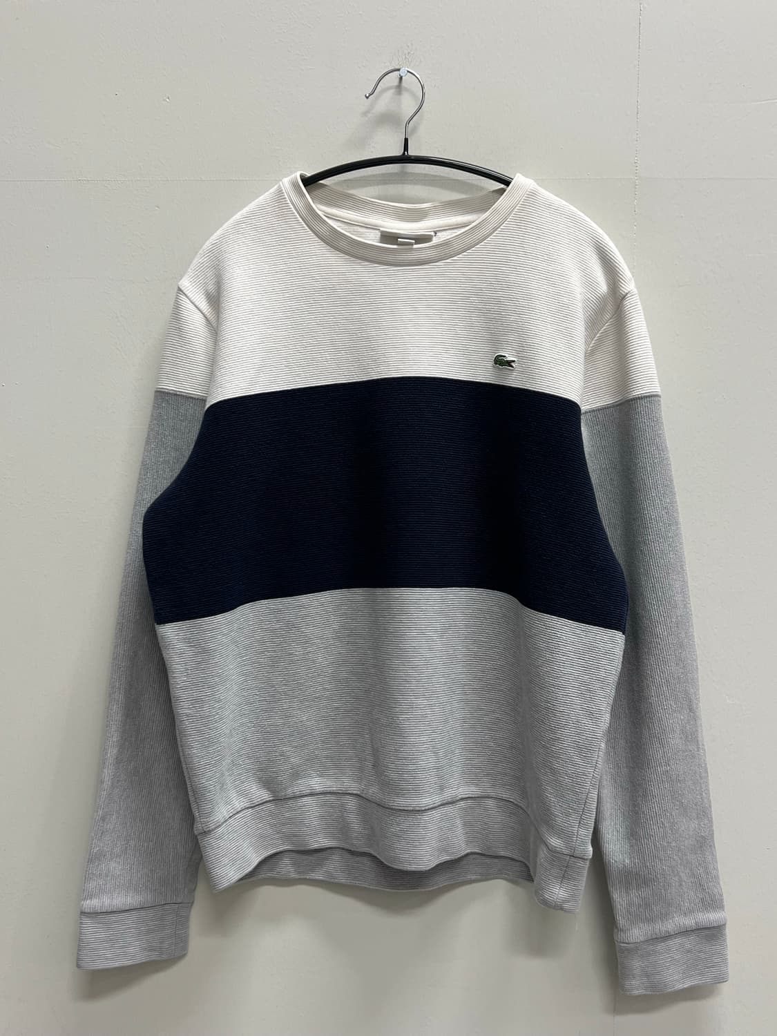 (4) 라코스테 배색 맨투맨 상품이미지2
