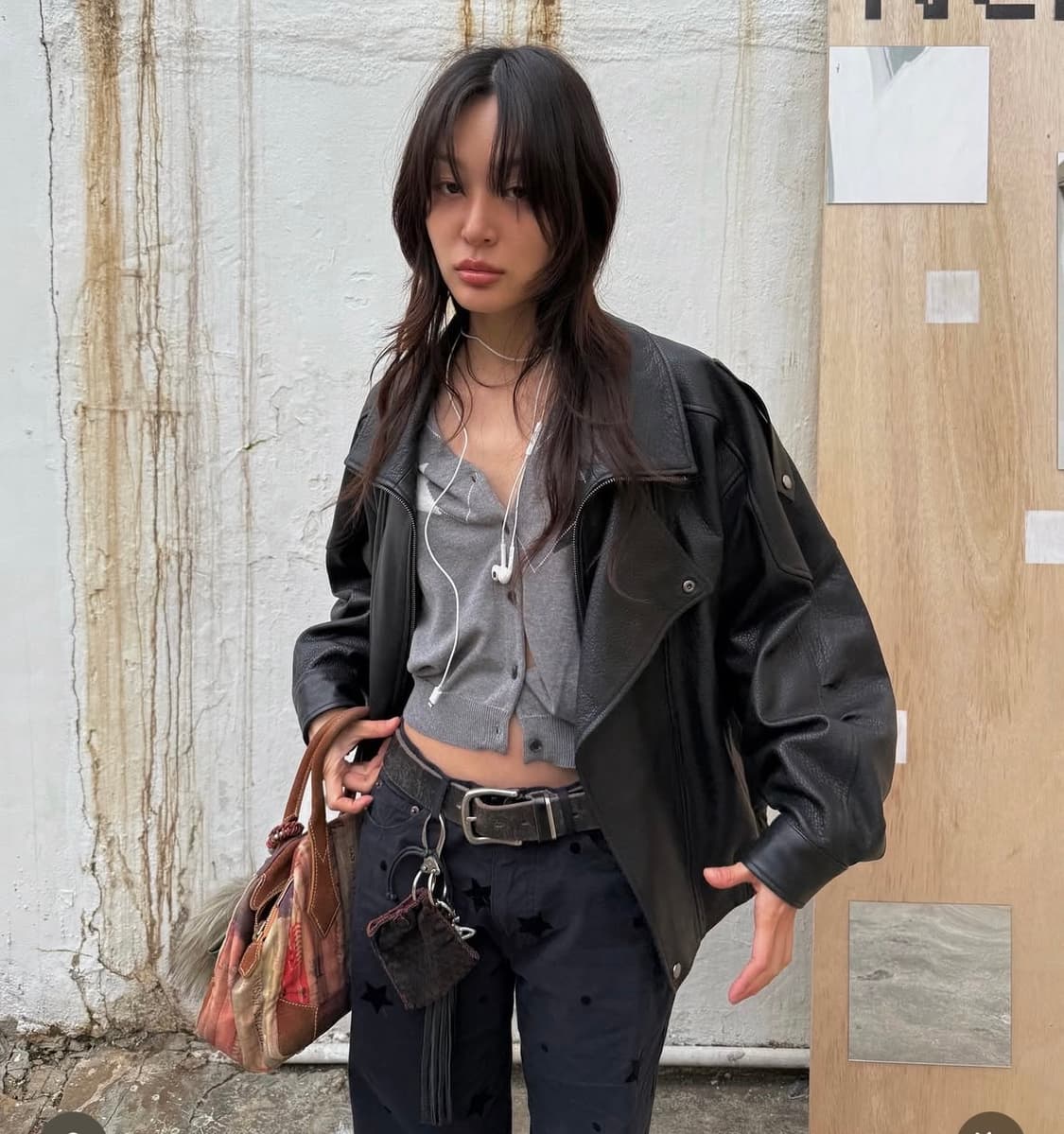 마지셔우드 램스킨 레더 자켓 상품이미지6