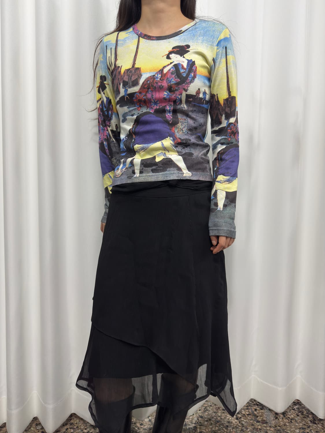 lightning oriental printing longsleeve 상품이미지4