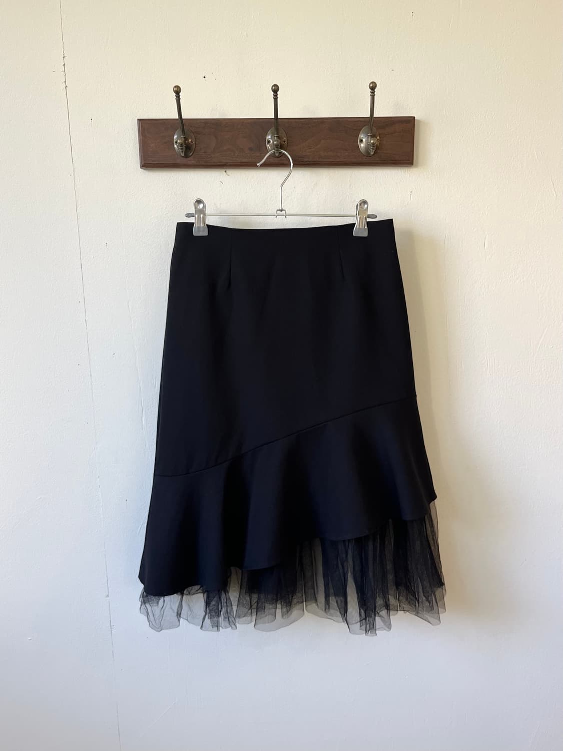 yiBaiDu 언발란스 레이스 스커트 상품이미지2