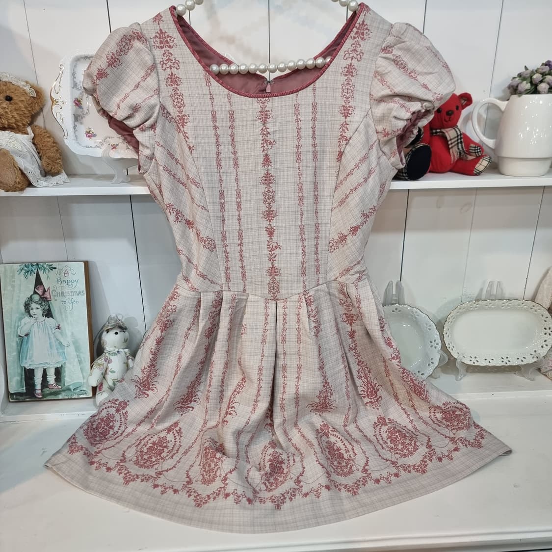 시크릿 허니(Secret Honey) 로맨틱 자카드 원피스 상품이미지6