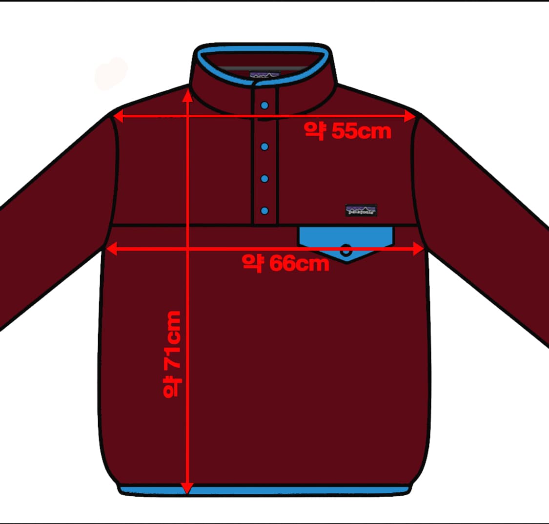 파타고니아 헤비웨이트 신칠라 풀오버 버건디색상  L
 상품이미지6