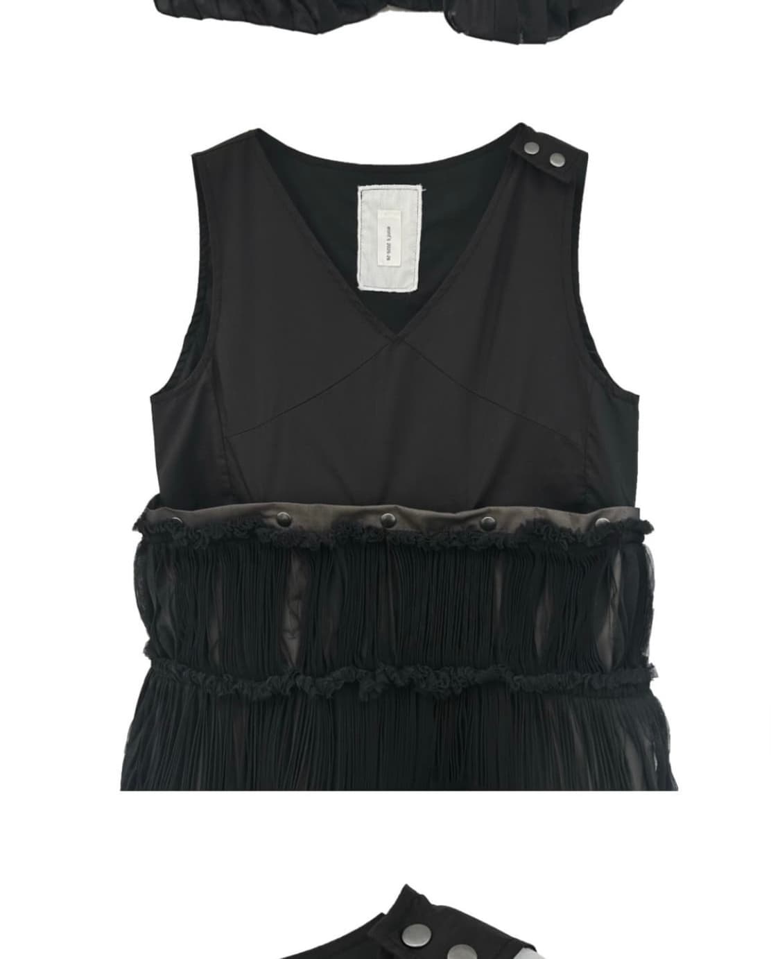에옹쓰 2025SS SHASHA dress(Black) 상품이미지2