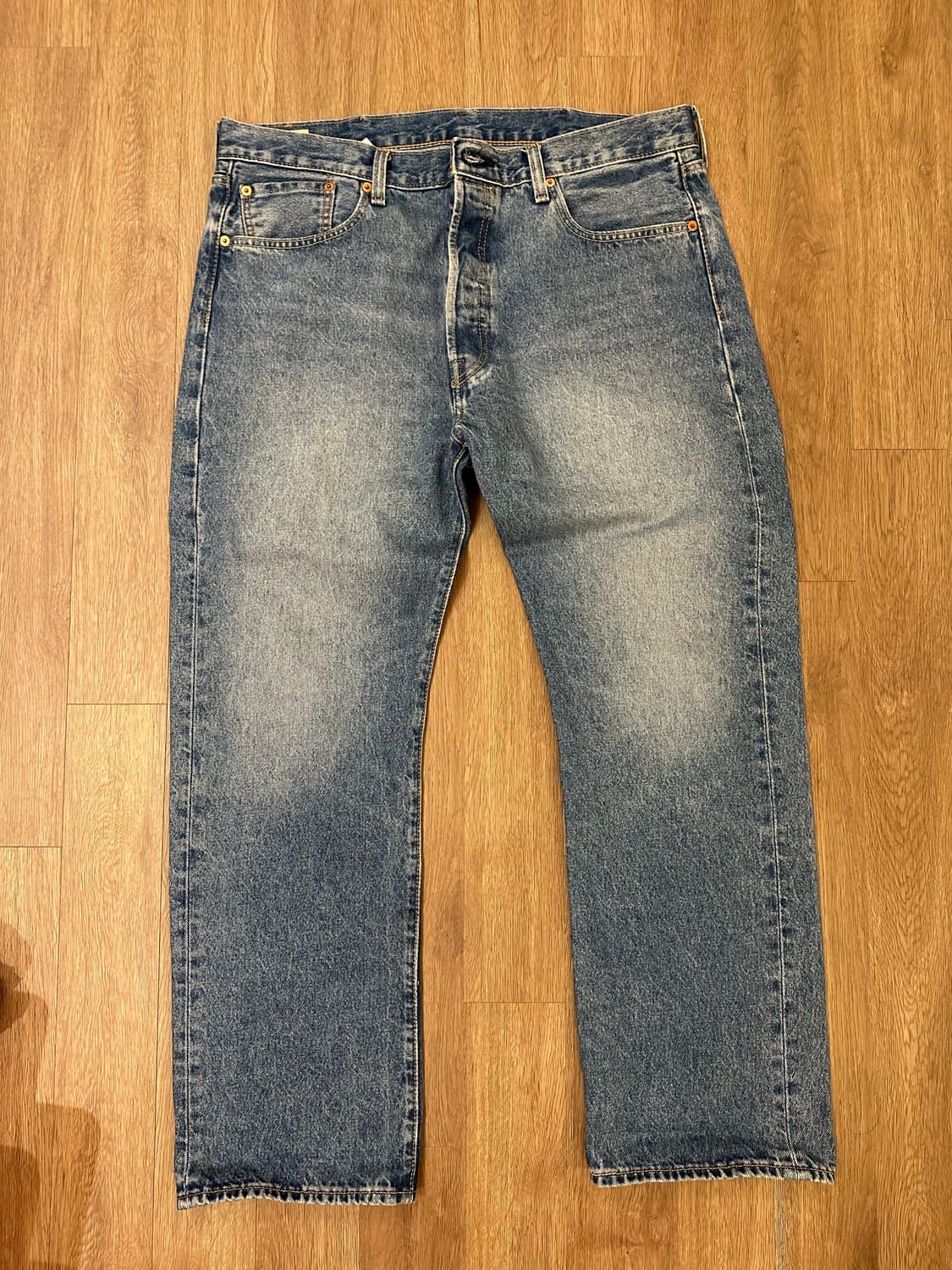 리바이스 501 워싱 데님 38x30 상품이미지1