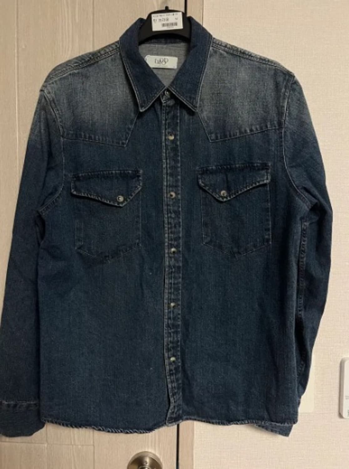 46)엘무드 배드가이 데님 웨스턴 셔츠 워시드블루 상품이미지2
