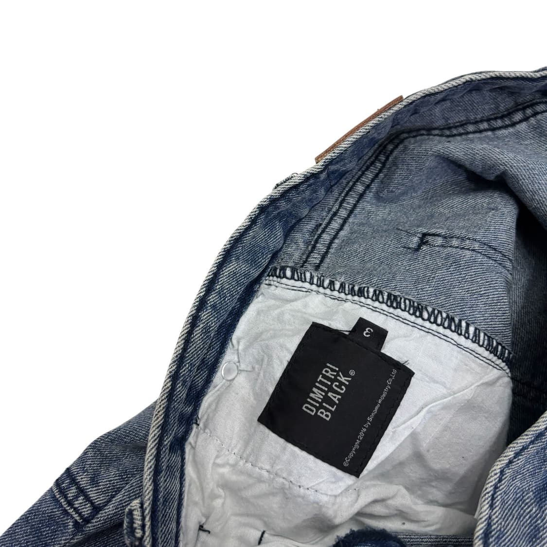 디미트리블랙 카펜터 하프 데님 팬츠 상품이미지4