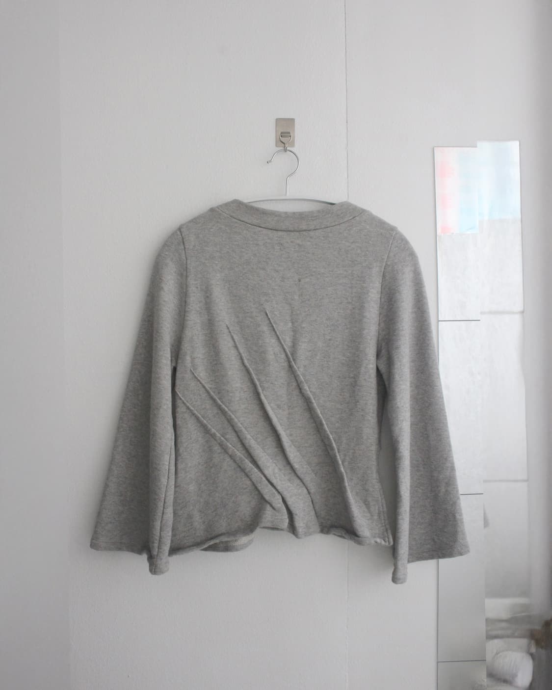 mihara yasuhiro oblique pleats sweat 상품이미지2