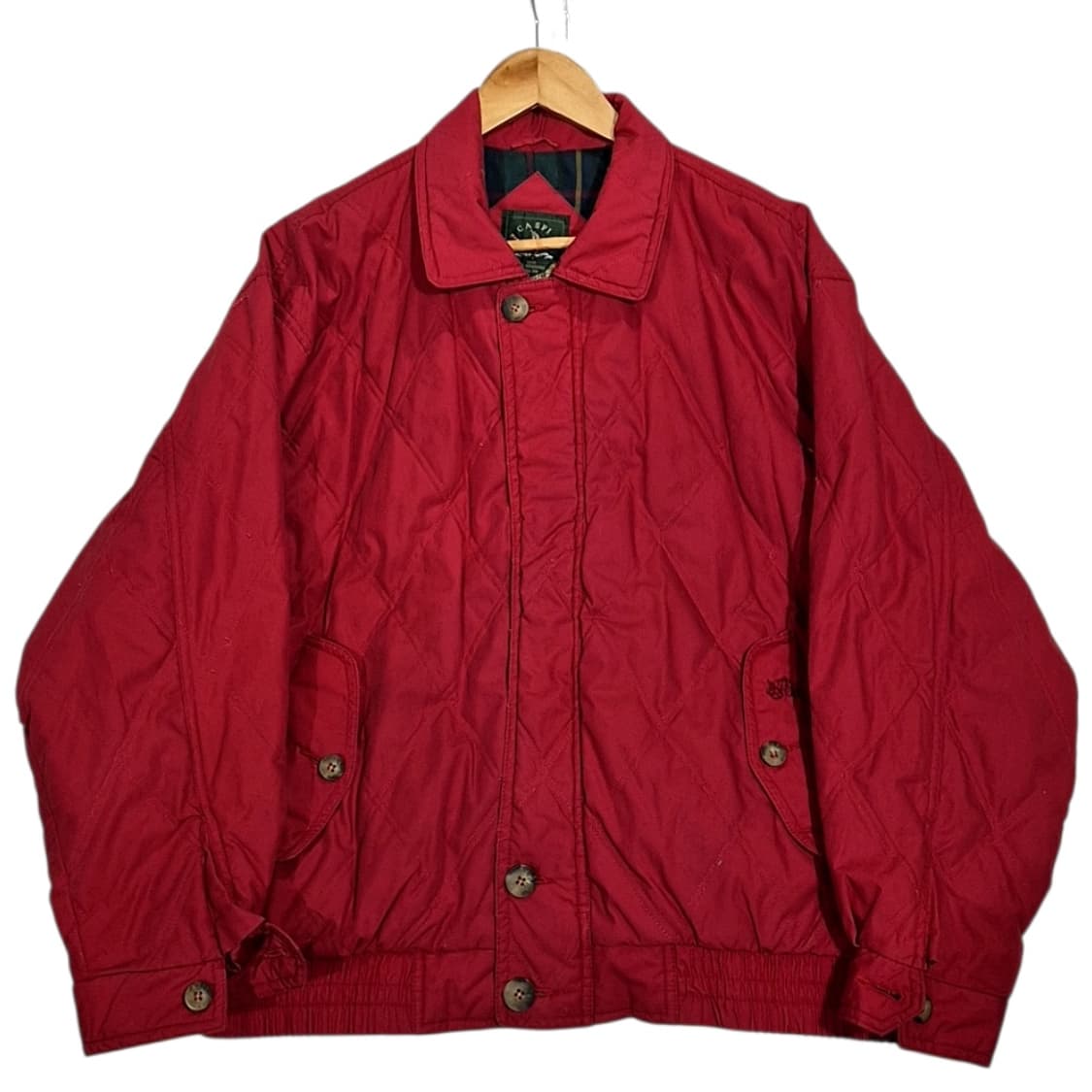 CASPI 퀼티드 블루종 자켓 상품이미지1