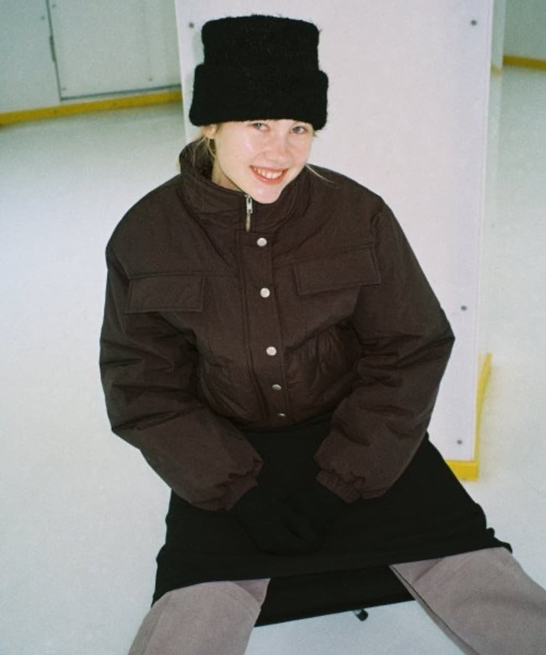 페스토 패딩 브라운 상품이미지1