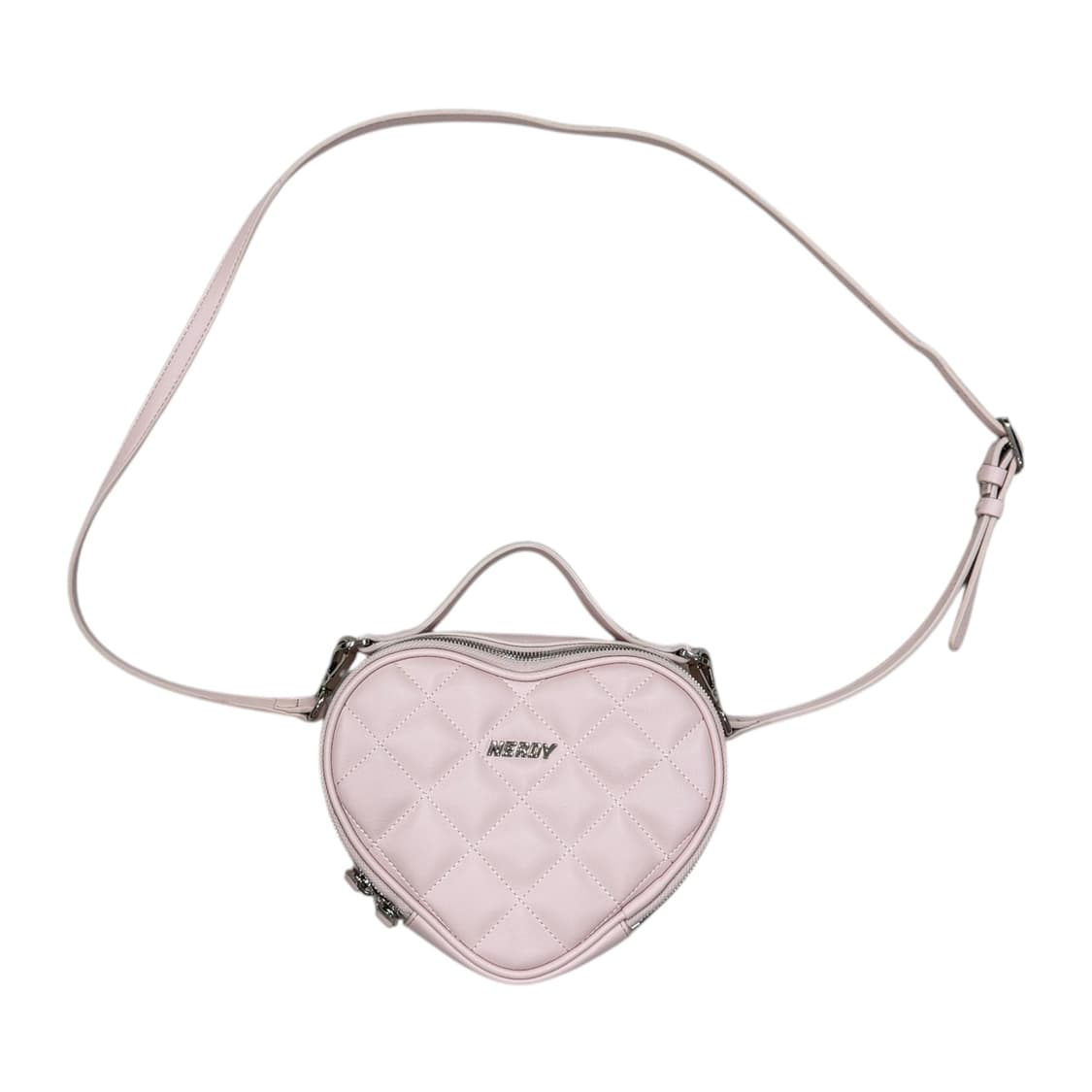 널디 하트 러브 투웨이 크로스백 가방 라이트핑크 상품이미지2