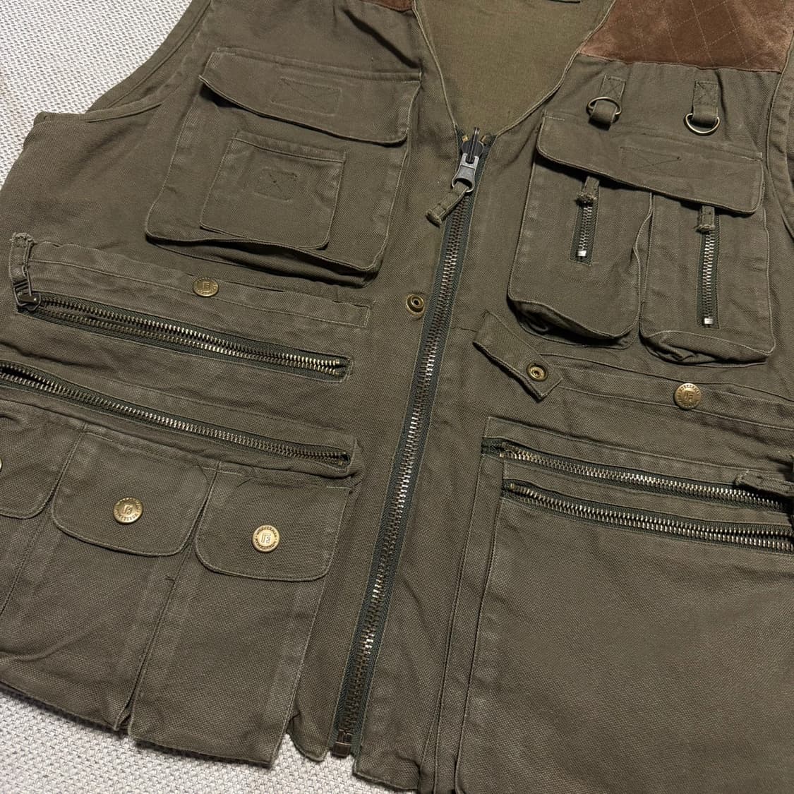 USA 워크맨 클래식 리버시블 카키색 포켓 조끼 상품이미지6