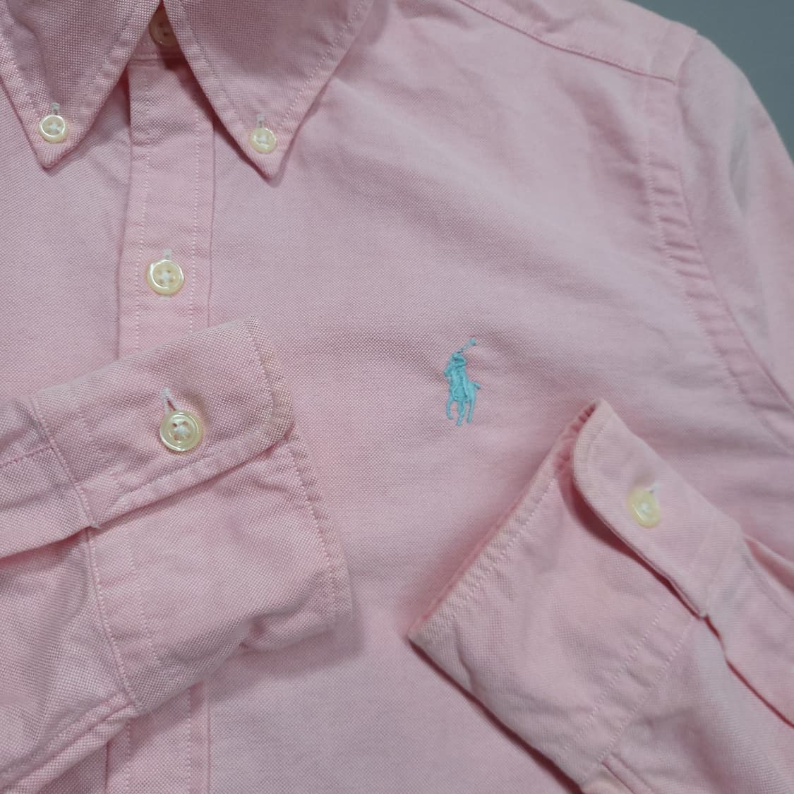 폴로 랄프로렌 여성 핑크 셔츠 8 상품이미지3