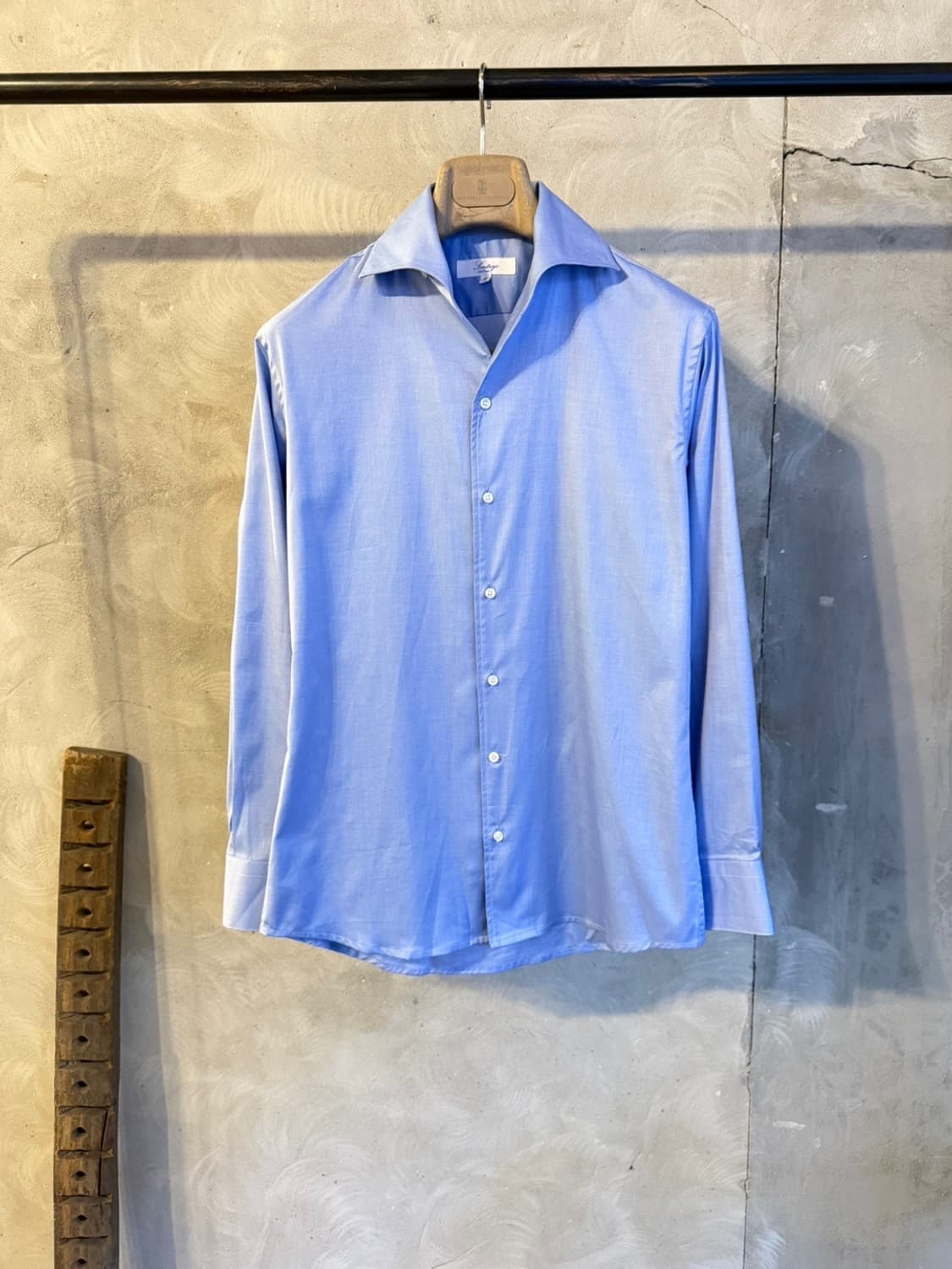 비스포크 오픈칼라넥 셔츠 남성100 상품이미지1