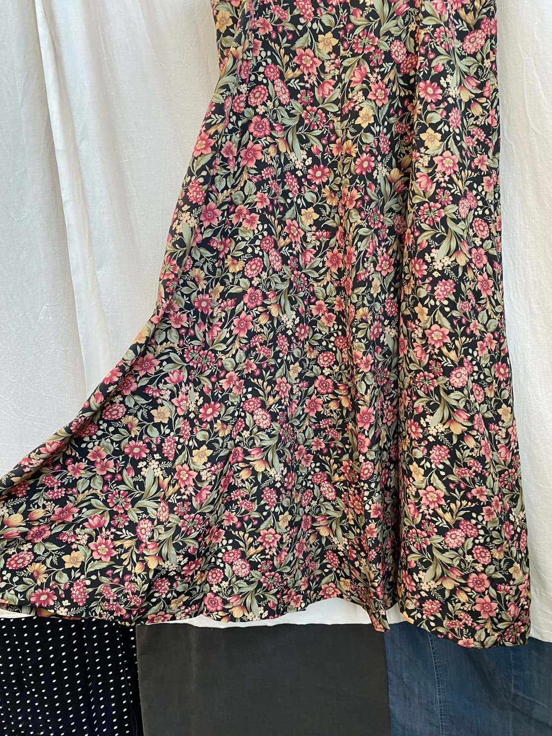 빈티지 플라워패턴 원피스(M) 상품이미지7