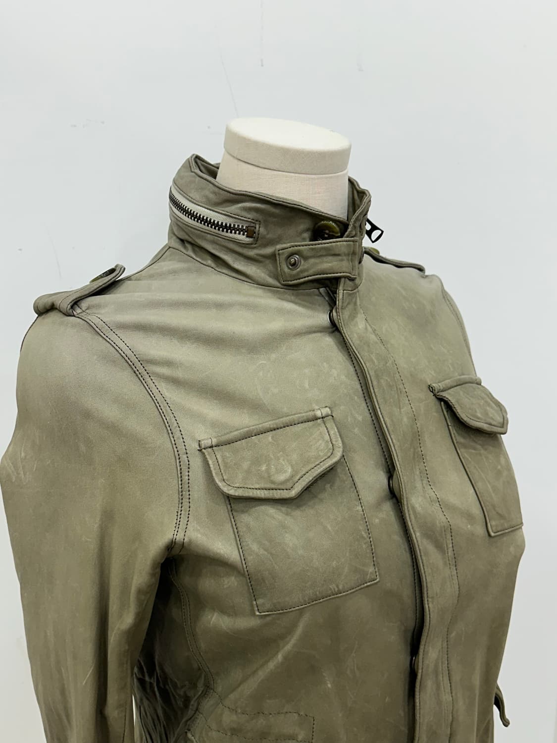 시시 가죽 자켓 상품이미지7