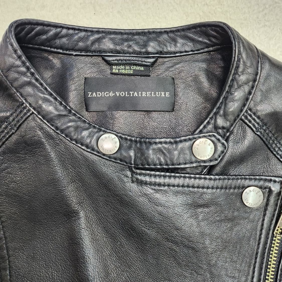 ZADIG&VOLTAIRE 양가죽 롱자켓 M 상품이미지2