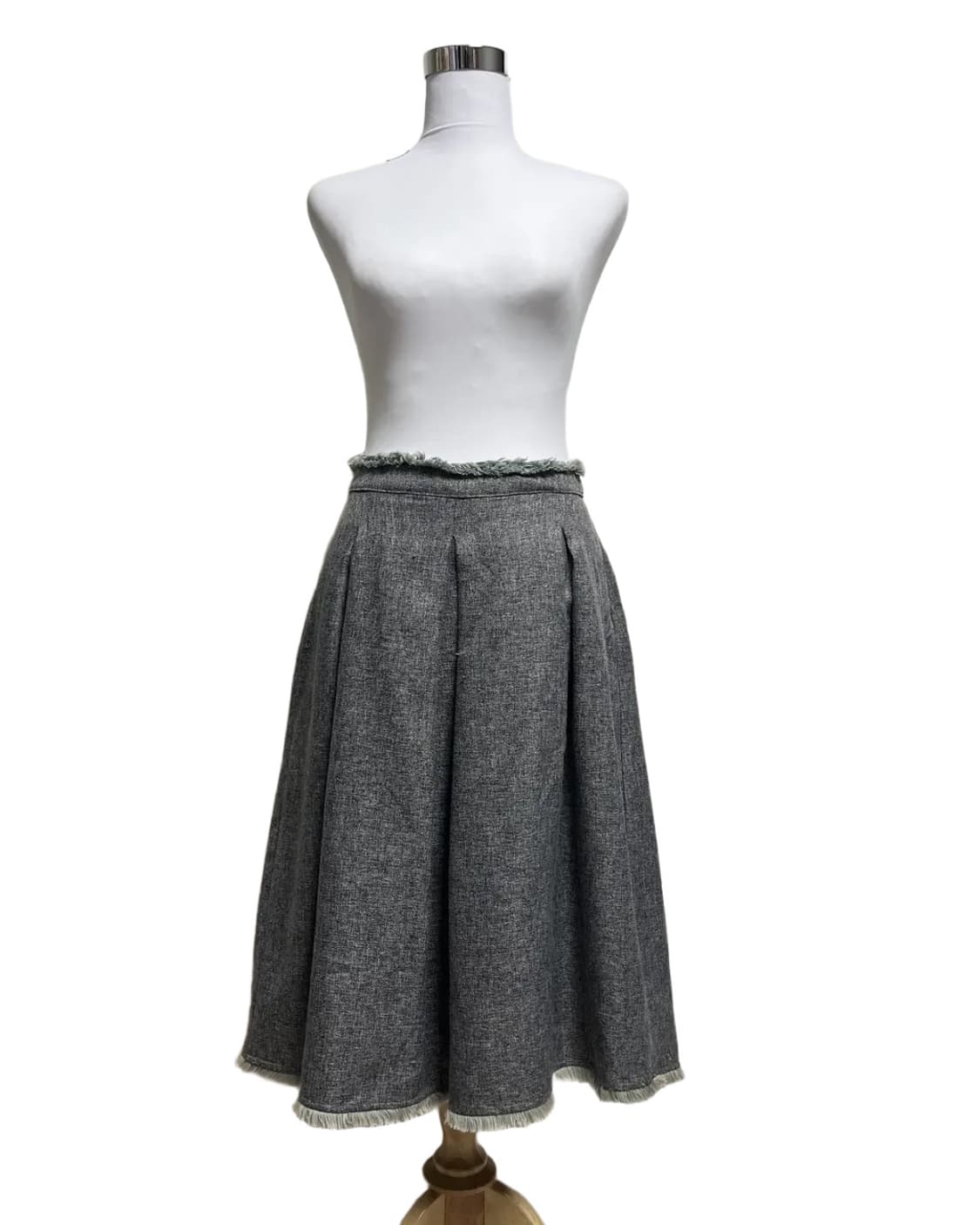 Fringe pin tuck skirt 상품이미지4