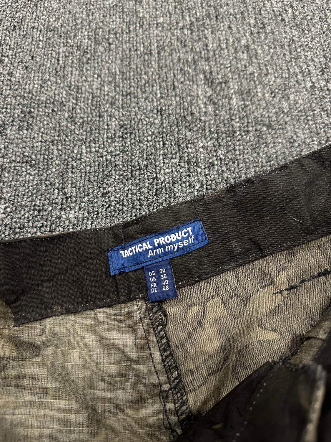 30) TACTICAL PRODUCT 일본 빈티지 카모팬츠 반바지 상품이미지5