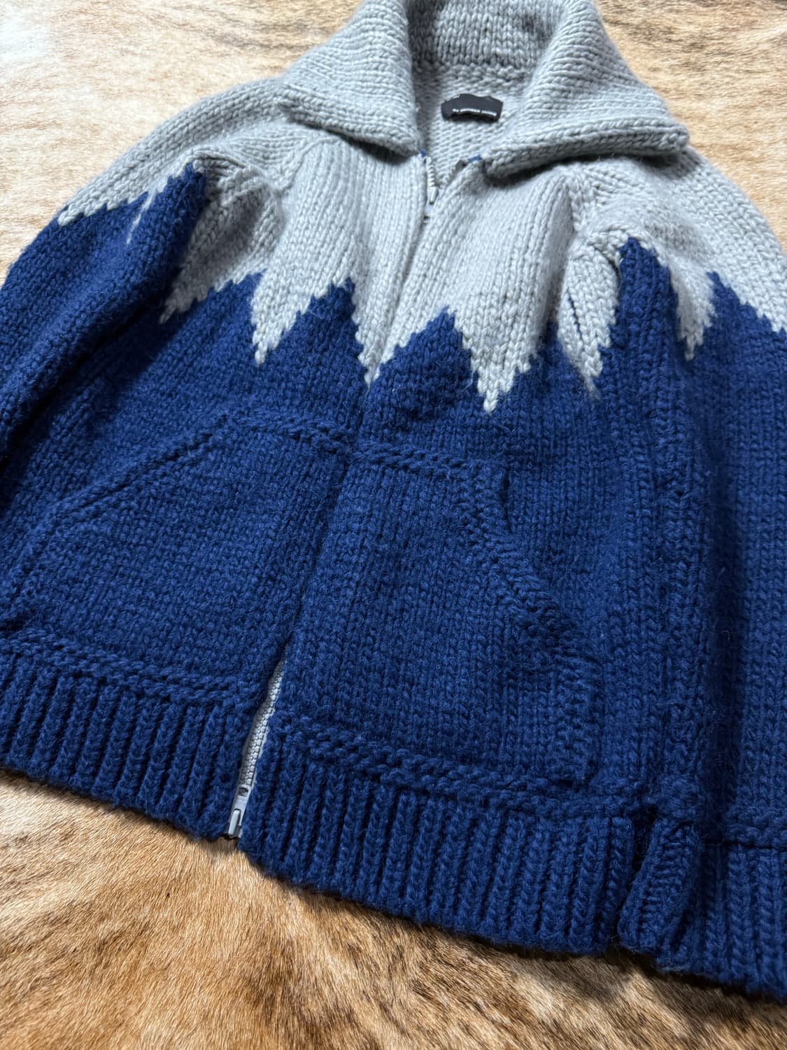 NUMBER (N)INE “Cowichan Knit Zip-Up 상품이미지5