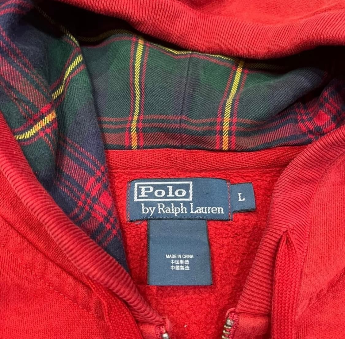 폴로 빅포니 후드집업 레드 상품이미지2