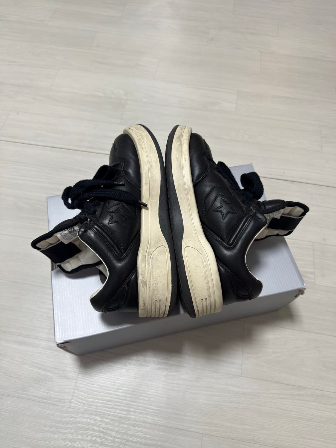 릭오웬스 컨버스 터보웨폰 로우 블랙 상품이미지2