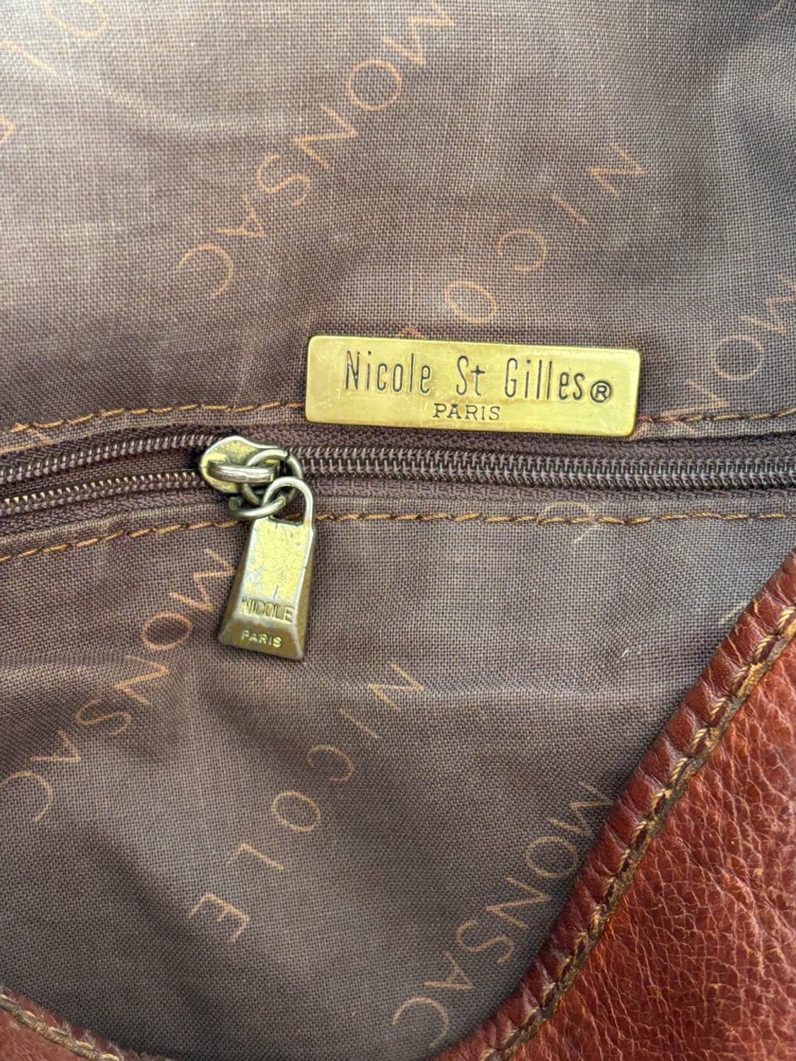 Nicole St Gilles Leather Bag 상품이미지9