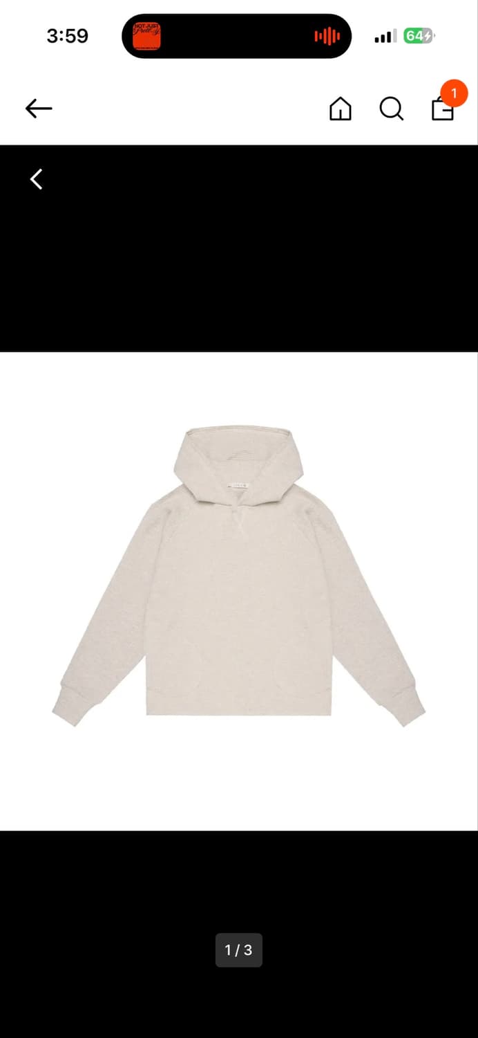 콜로신스 Blanket Hood MTM Melange Oat 후드티 상품이미지1