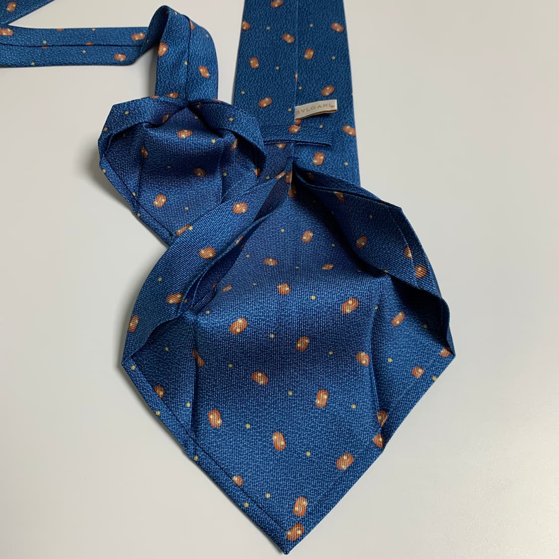 불가리(BVLGARI) 자카드 명품넥타이 100실크 A+등급 혼주넥타이 상품이미지8