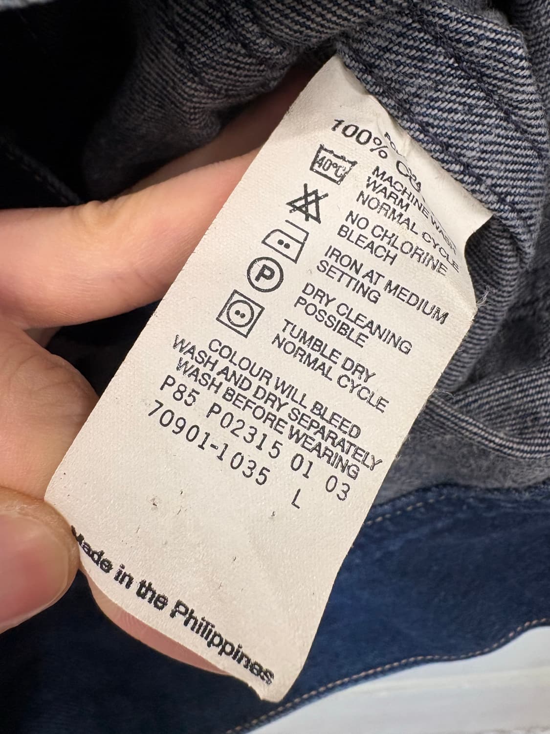 리바이스 00s 빈티지 타입원 데님 자켓 상품이미지9