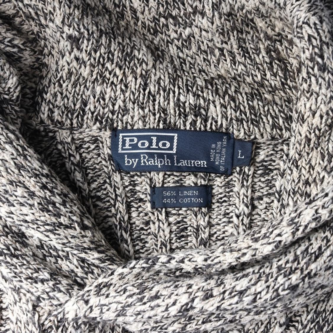 폴로 랄프로렌 숄칼라 린넨 코튼 니트 L 상품이미지6