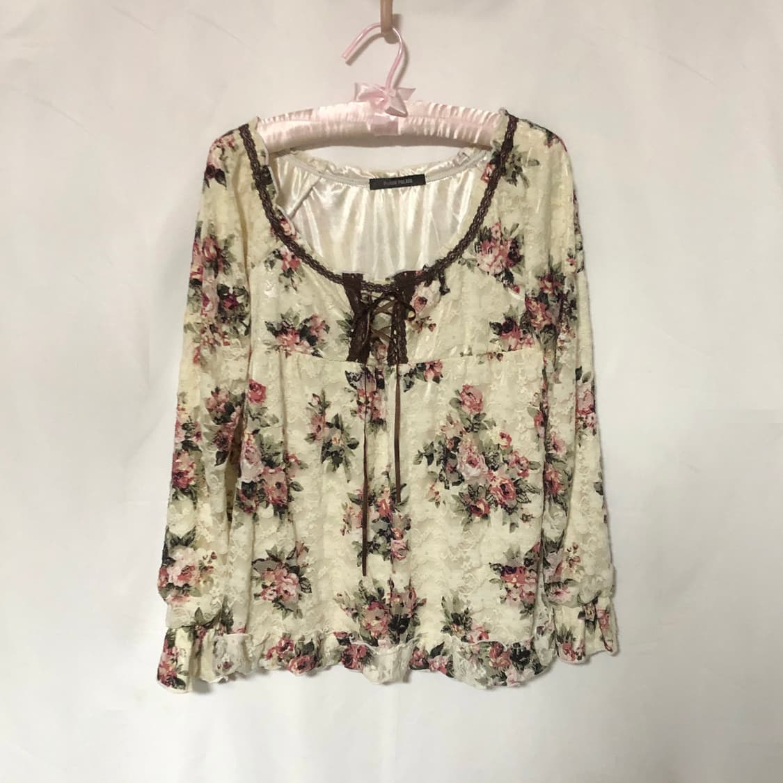 꽃무늬 레이스 블라우스  플로랄 상품이미지7