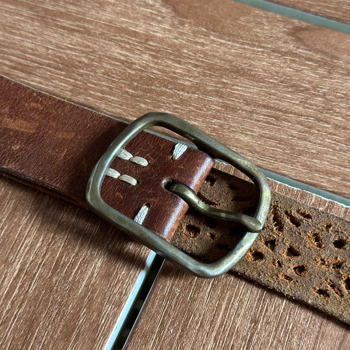 Shuca by Global Work ethnic leather belt 상품이미지5