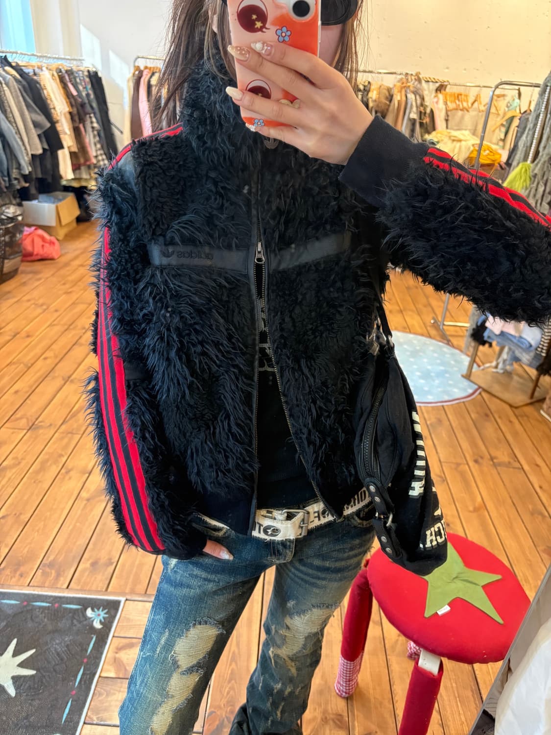 아디다스 퍼 무스탕 상품이미지3