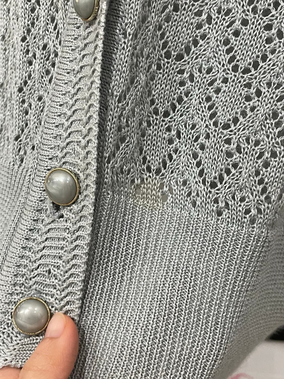 misty blue crochet cardigan 상품이미지8