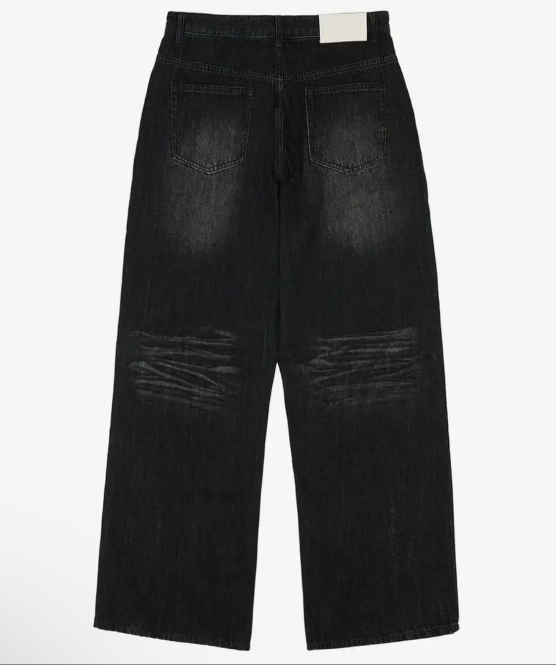 데케트 블랙 와이드 청바지 블랙진 32 DCPT043 상품이미지4