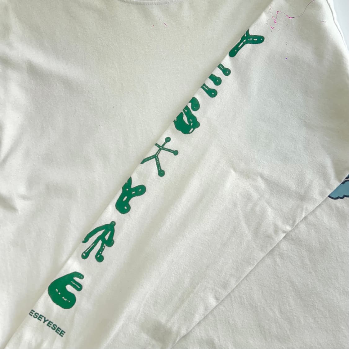 Yes eye see 예스아이씨 C-logo 화이트 롱슬리브 상품이미지6