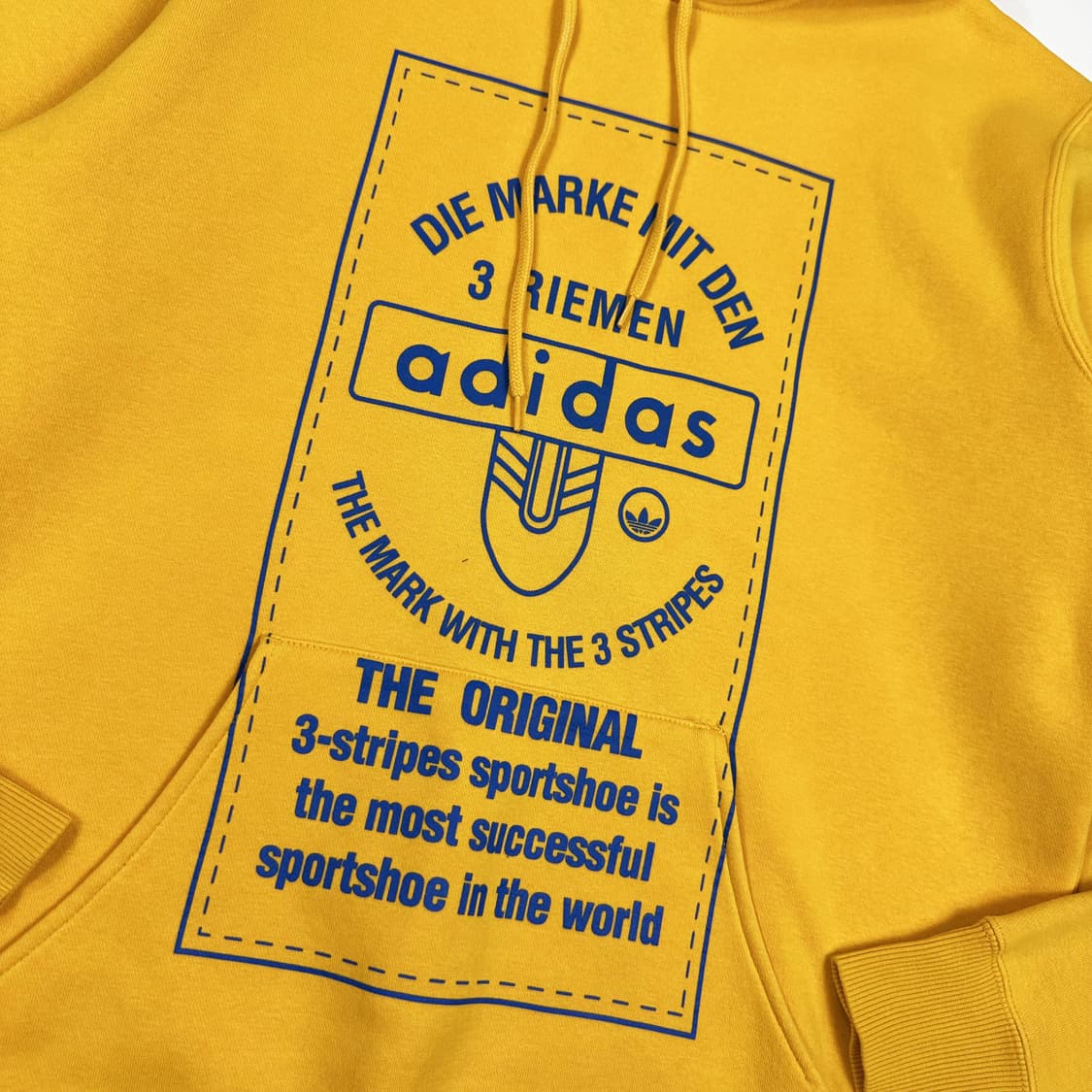 아디다스 트레포일 머스타드 후드티 (M) 상품이미지3