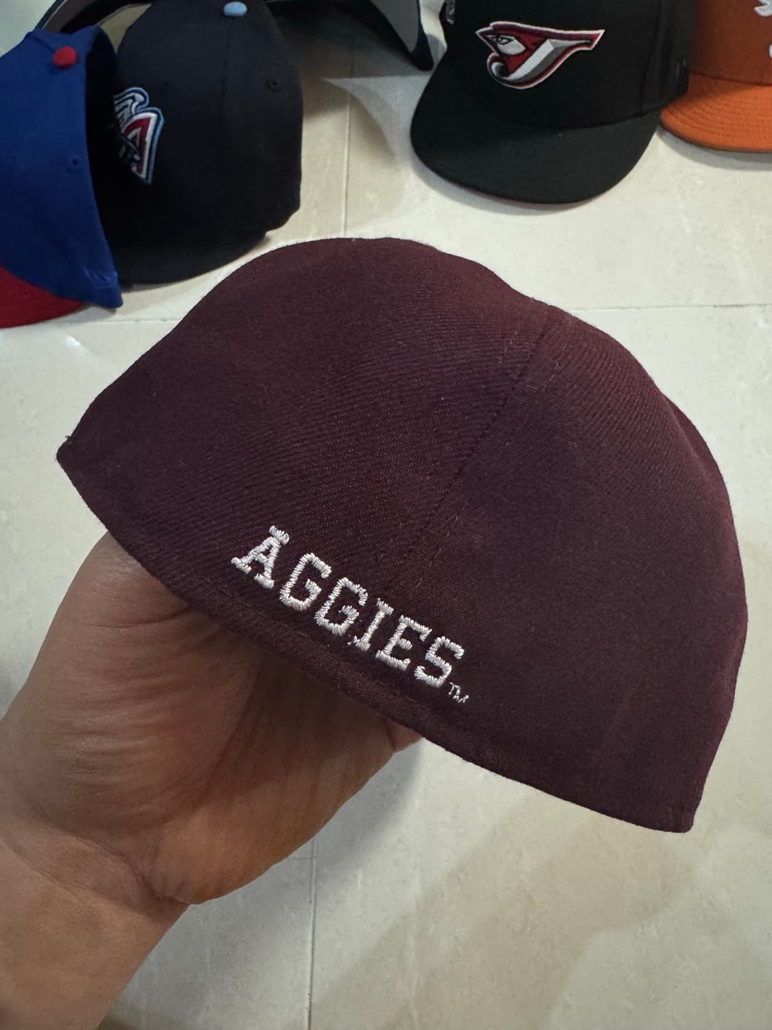 뉴에라 텍사스 a&m aggies 캡 미시착 5/8 처분  상품이미지3