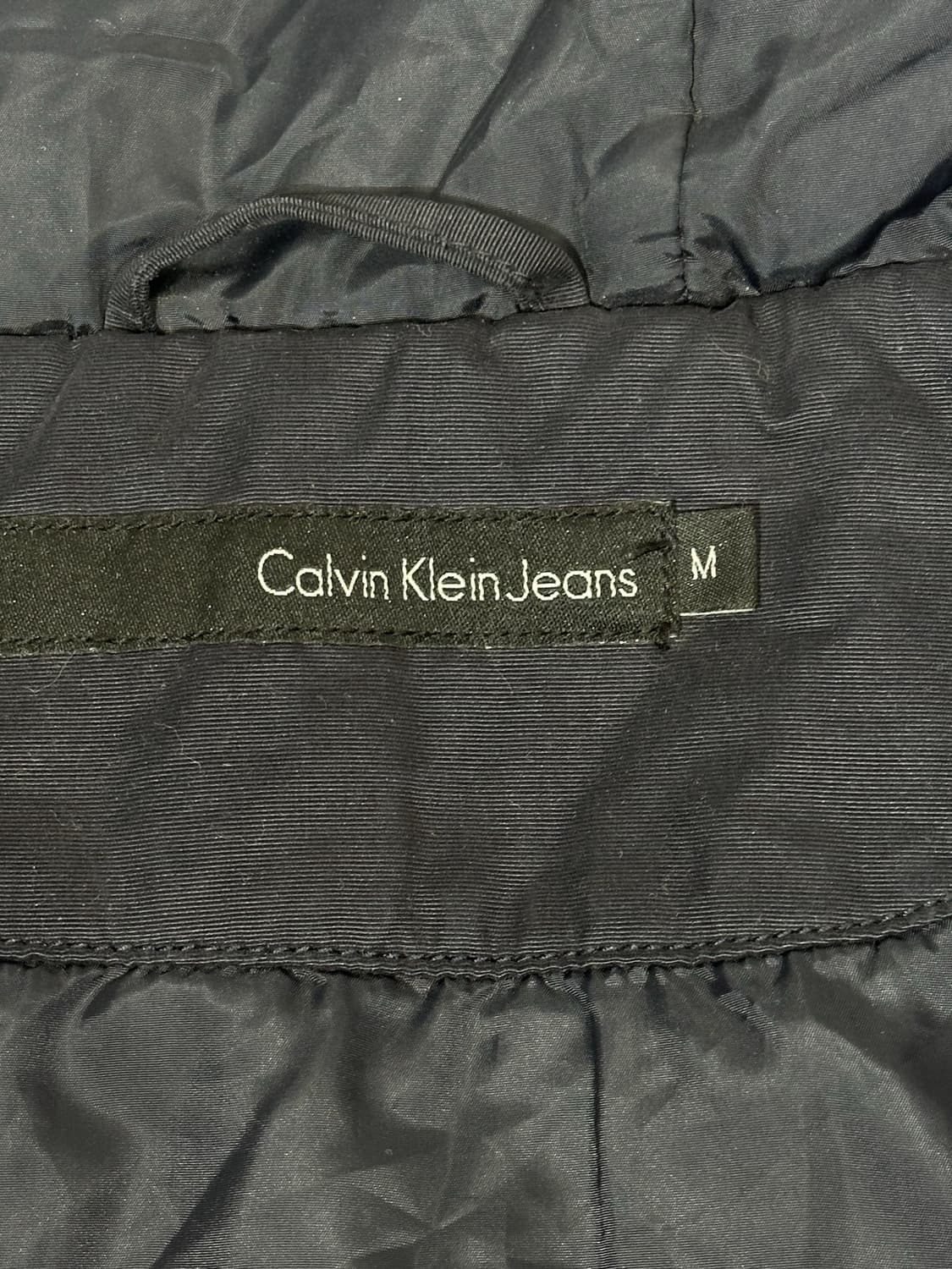 Ck 캘빈 클라인 블랙 하이넥 야상 자켓 코트 M 상품이미지6