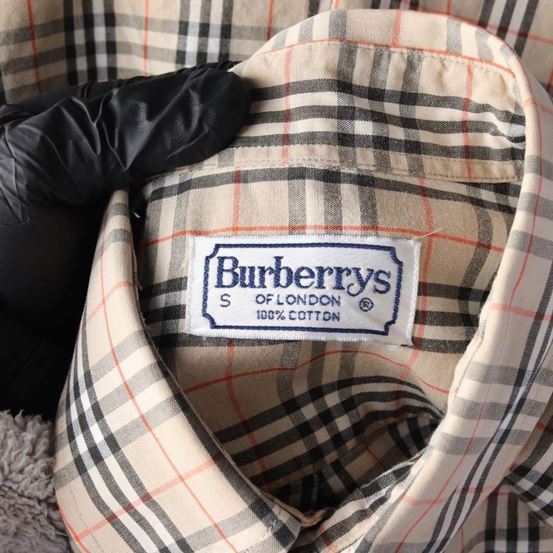 BURBERRYS 아카이브 노바 체크 반팔 셔츠 S 상품이미지5