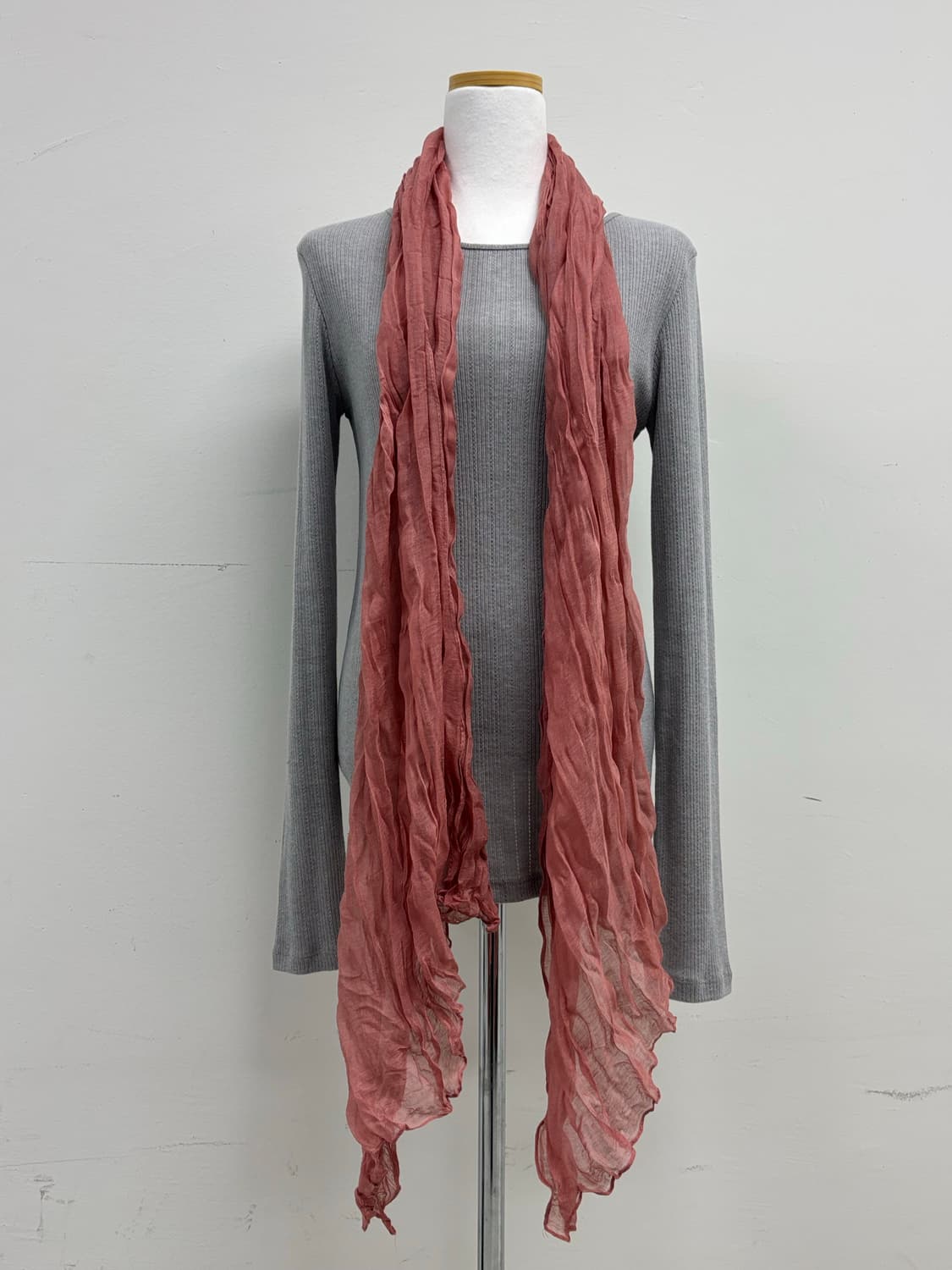 핑크 머플러 상품이미지3