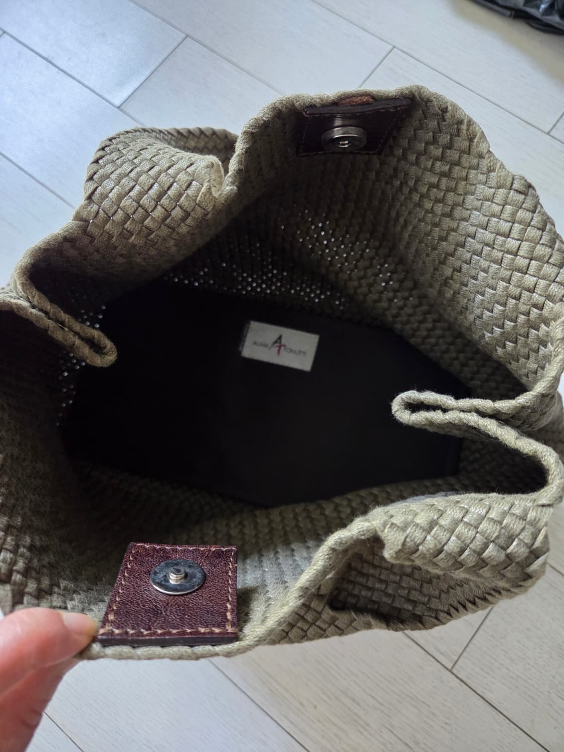 알마토누티 위빙  토트백 ㅡ이탈리아 핸드메이드 가방 상품이미지3