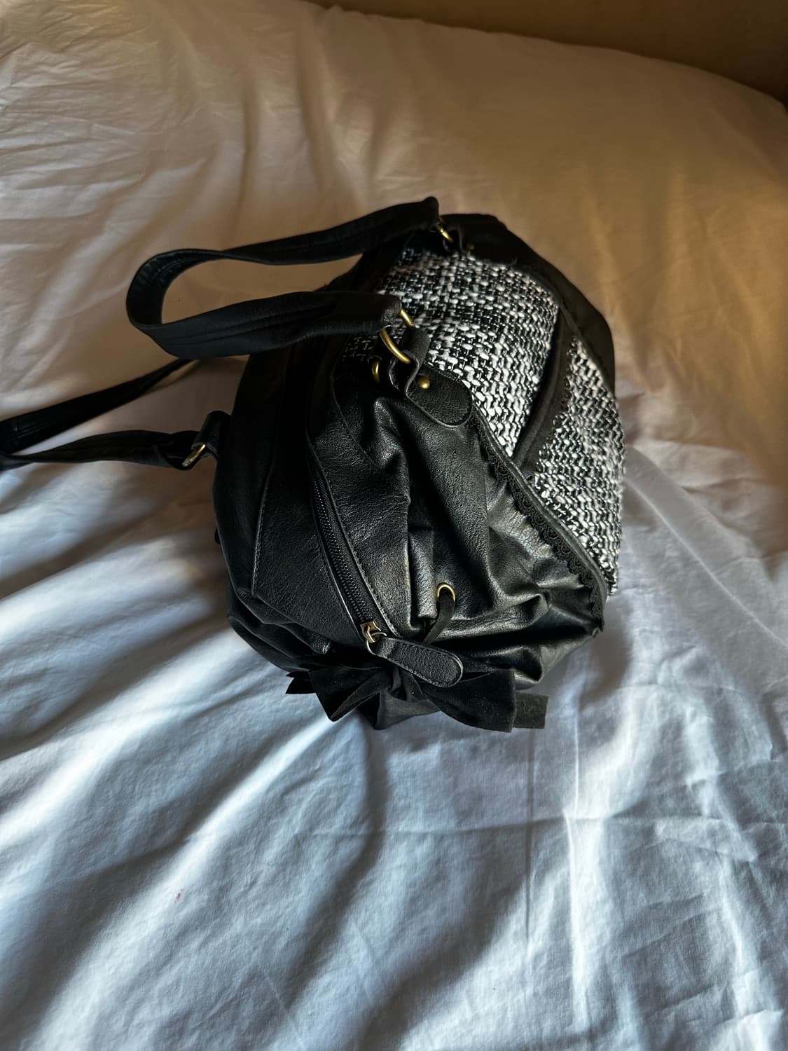 트위드 보우 백 (희귀템) 상품이미지3