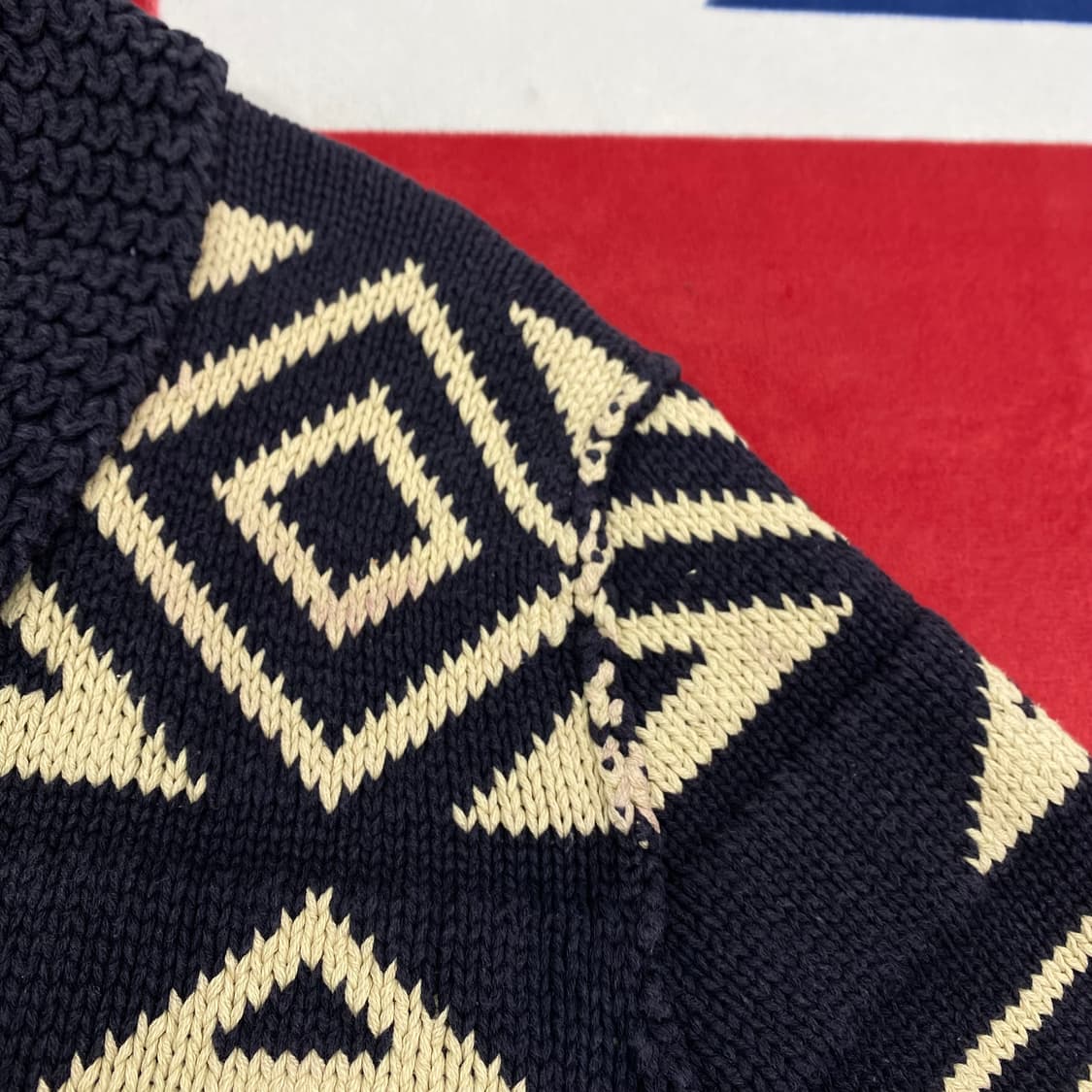 데님앤서플라이 랄프로렌 숄카라 가디건 M 상품이미지6