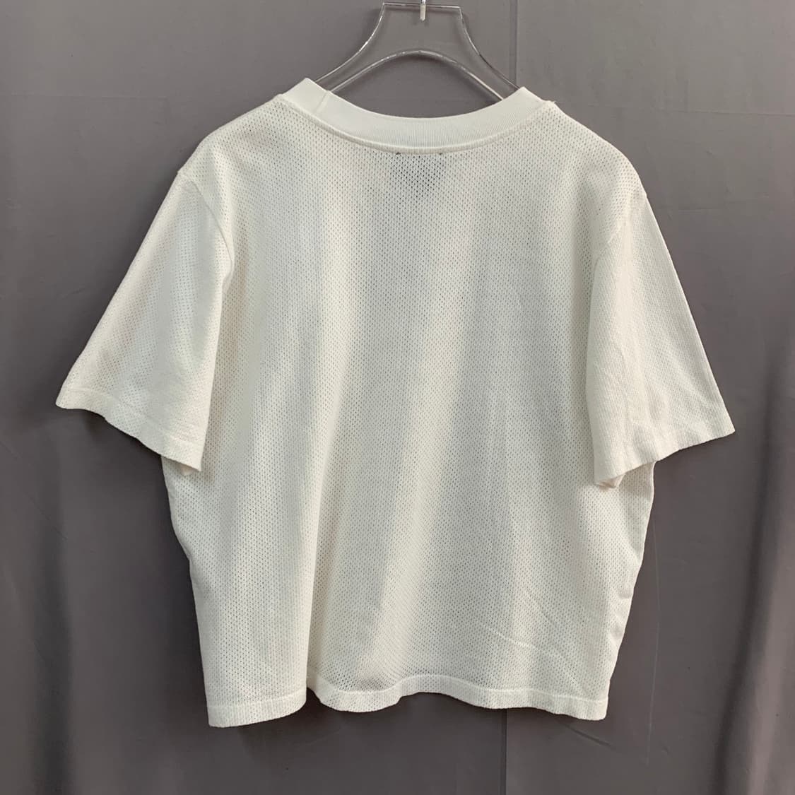 S A.P.C 아페쎄 마에 메쉬 로고 오버핏 반팔티 상품이미지3