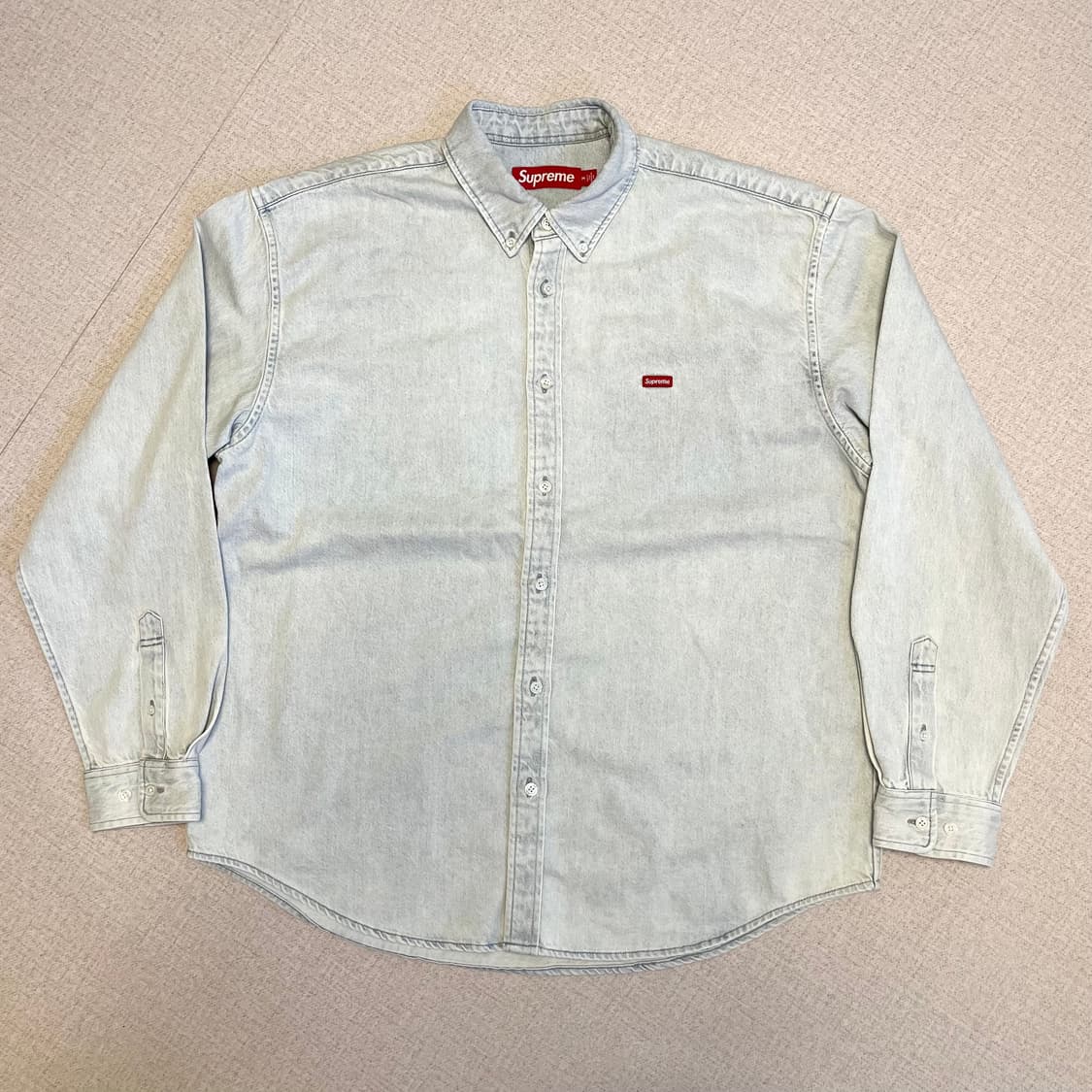 Supreme Small Box Denim Shirt 상품이미지1